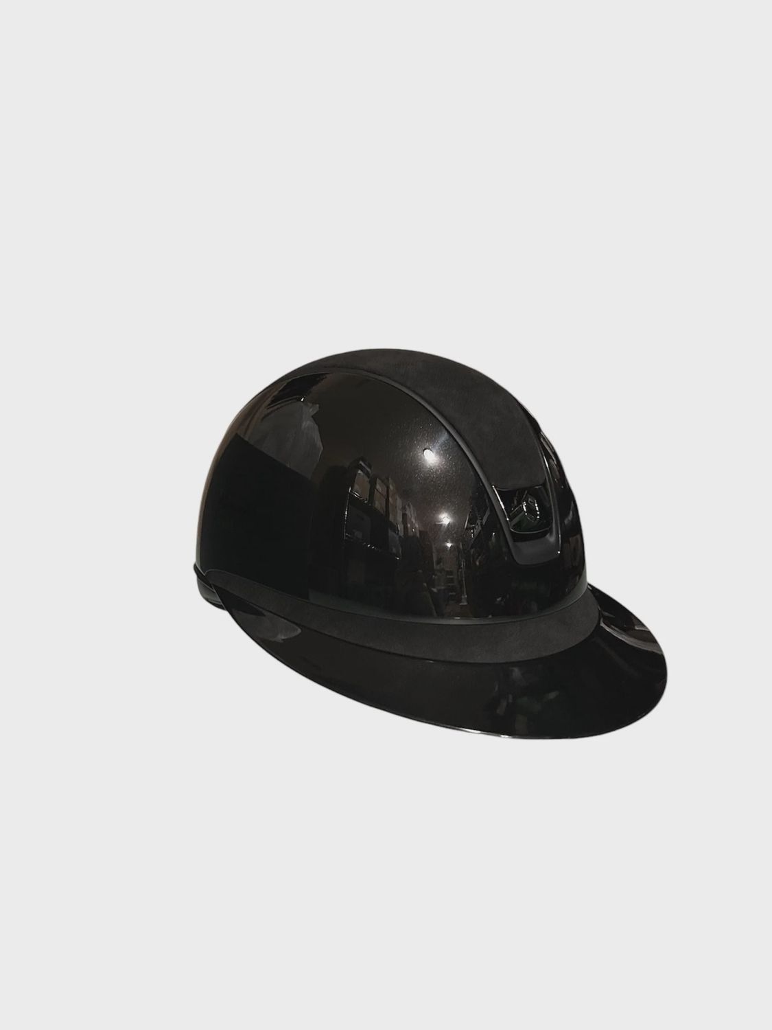 Miss Shadow Glossy V2 Helmet by Samshield, Black: Black/Anlcnt Black/Matt/Chrome, Size: m