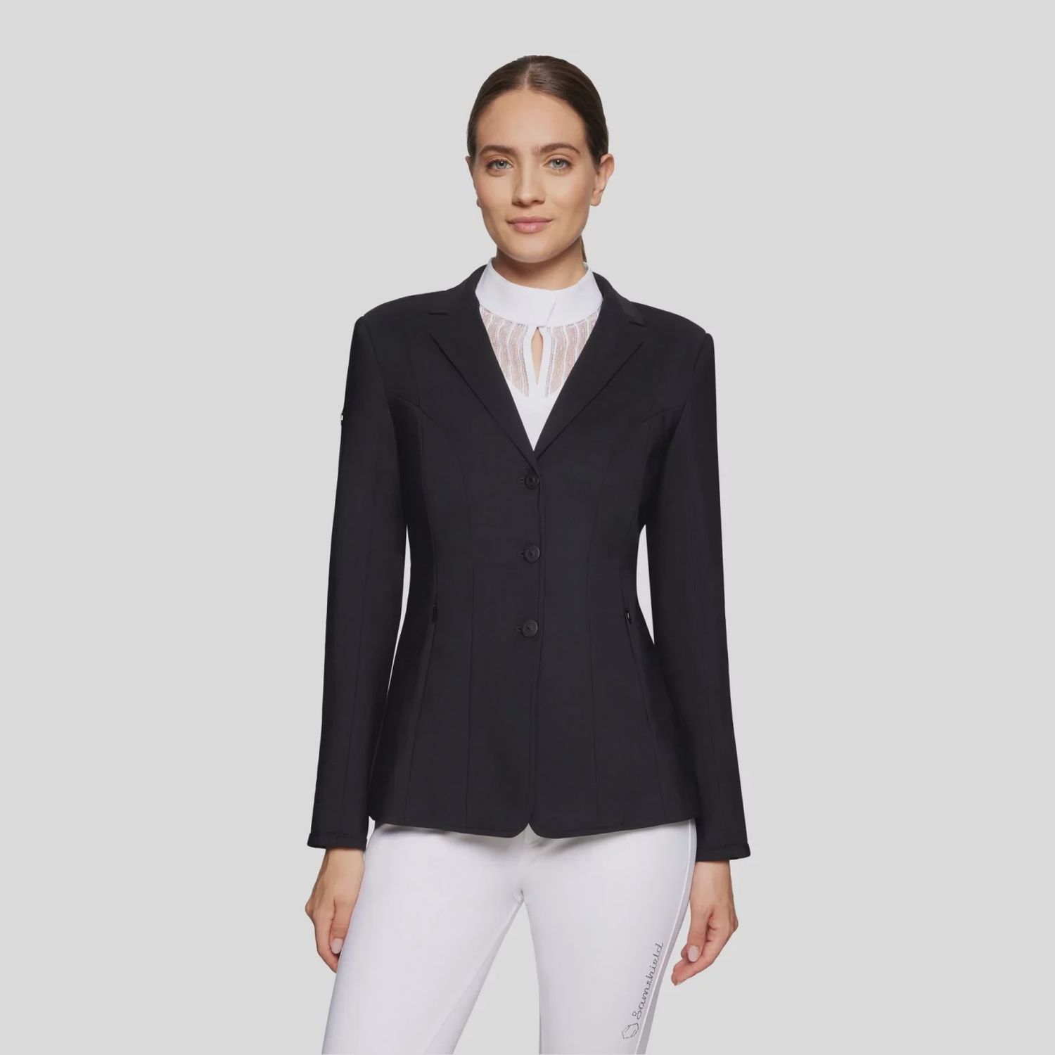Frida Dark Line Show Coat, Color: Black, Size: 32