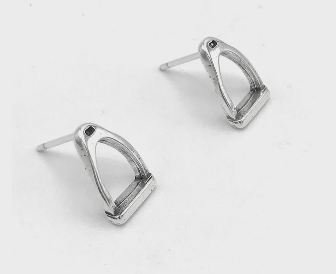 Sadie Stirrup Earrings by LiLo, Material: Silver, Style: Stirrup