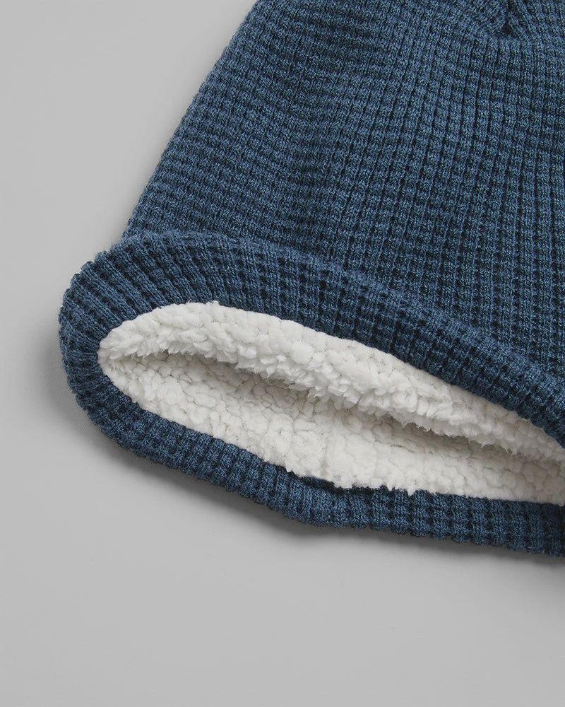 Unisex Waffle Sherpa-Lined Beanie, Color: Galaxy