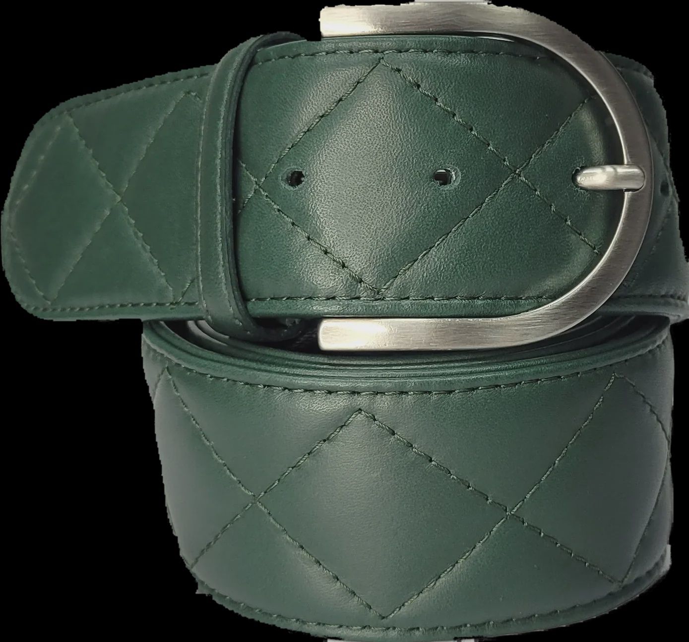 Quilted Leather Belt