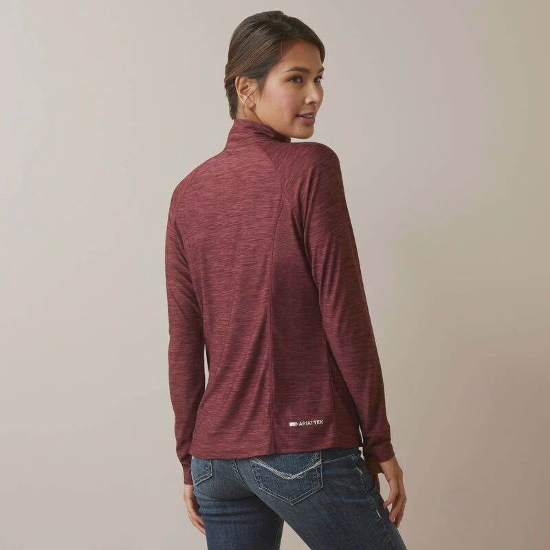 Wms Laguna 1/4 Zip LS Top