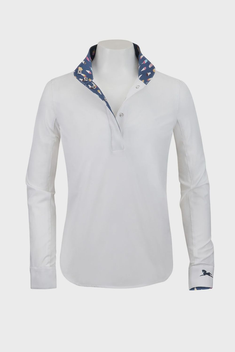 Rebecca Jr. Show Shirt by RJ Classics, Color: Ice Cream Cones, Size: S