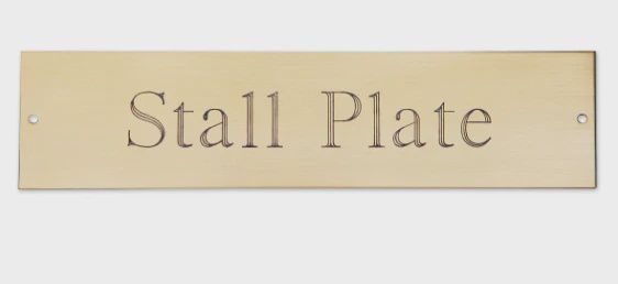 (S-2) Brass Plate