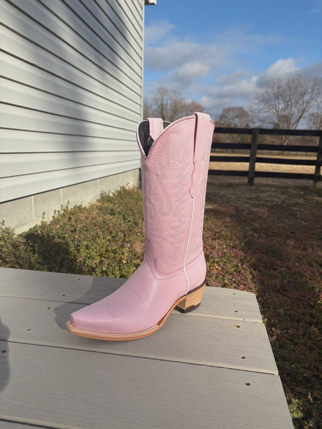 Bronzer Grisly Rosa Cowgirl Boots, Color: Pink, Shoe size: 9
