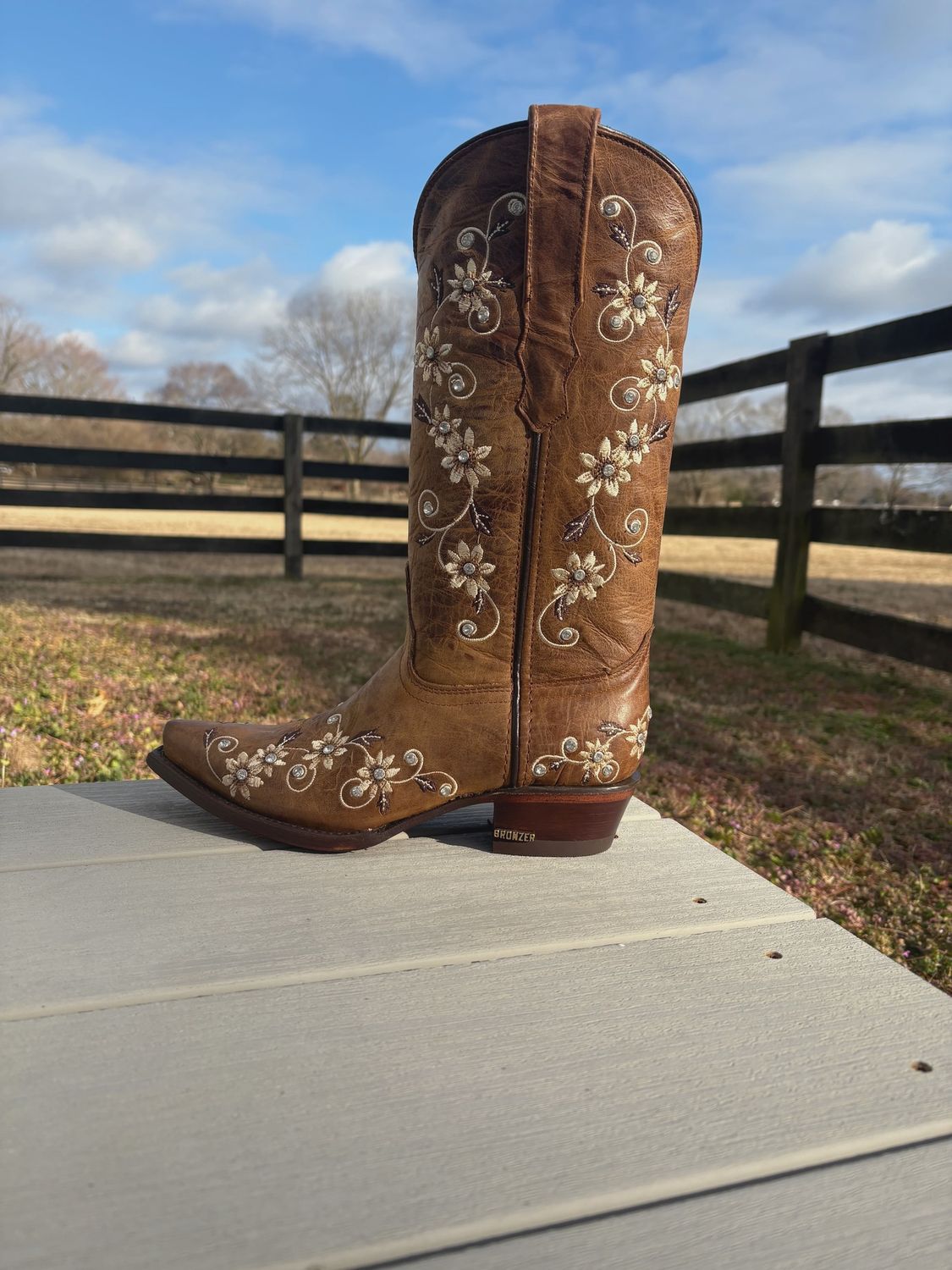 Bronzer Bonita Cowgirl Boots