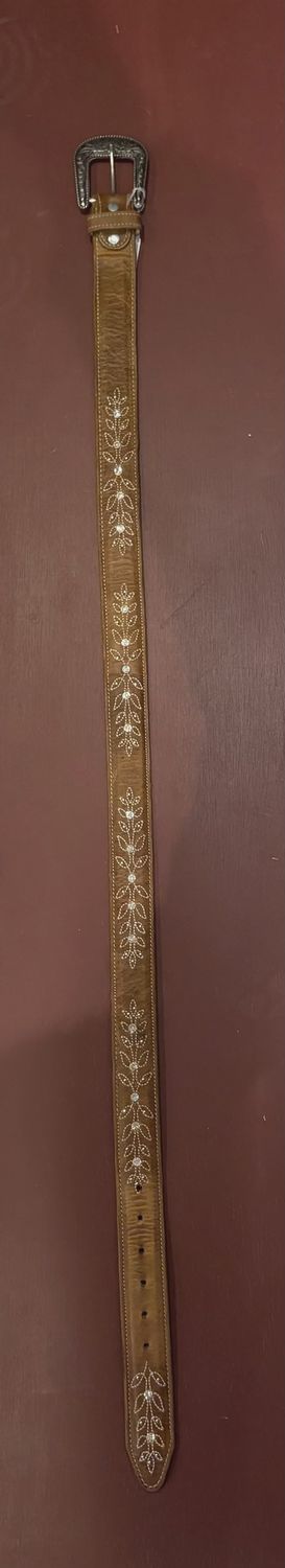 Bronzer Genuine Leather Cowgirl Belts