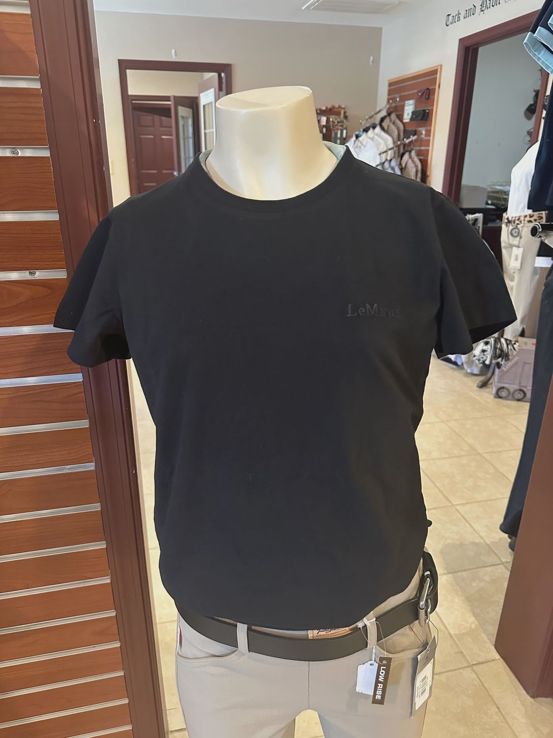 Classique T-Shirt by LeMieux, Color: Black, Size: US 2