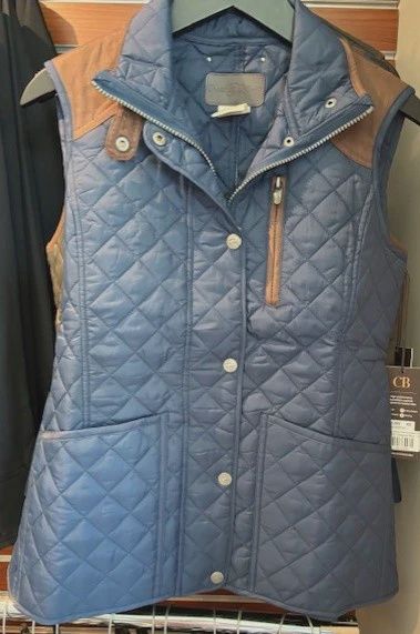 Heritage Quilted Vest by Chestnut Bay, Color: insignia-blue, Size: xs-3