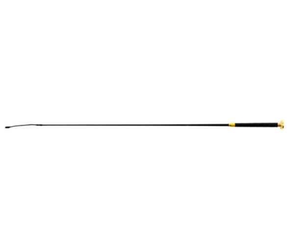 Dressage Whip w/ Gold Flat Cap