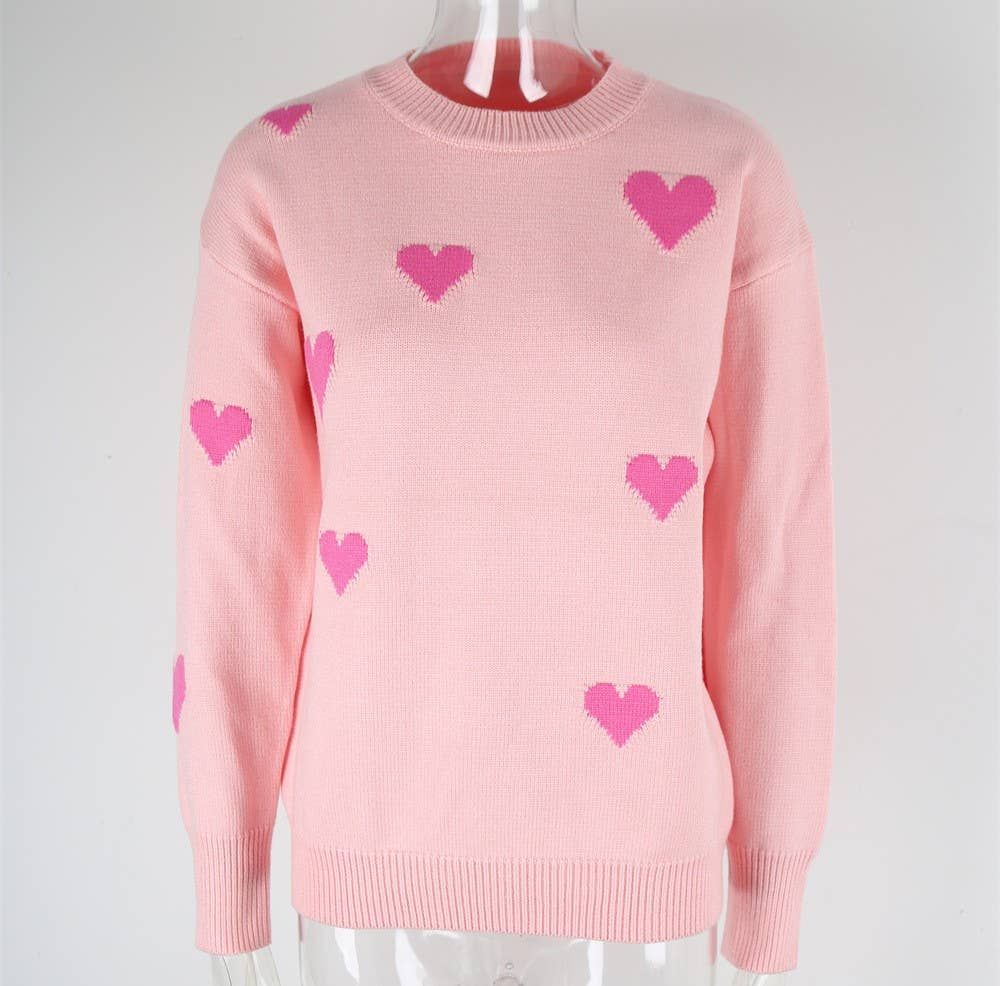 Lover Sweater, Color: Pink, Size: L