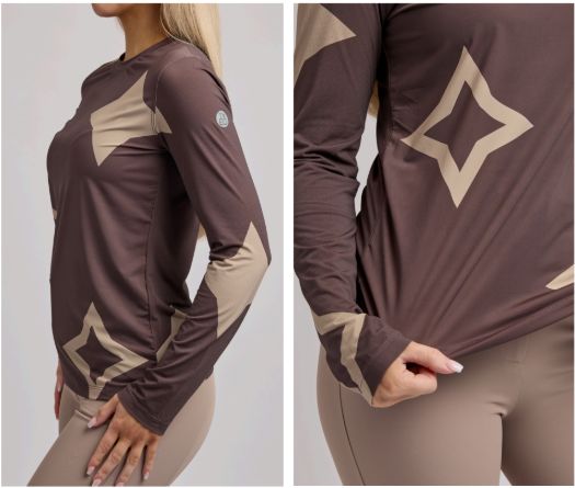 GLOBETROT MONOGRAM PERFORMANCE TOP