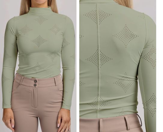 Chloe Perforated Technical Top