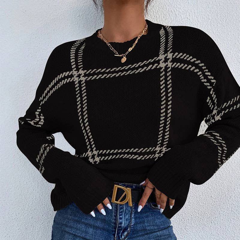 Check it Out! Sweater, Color: Black, Size: L