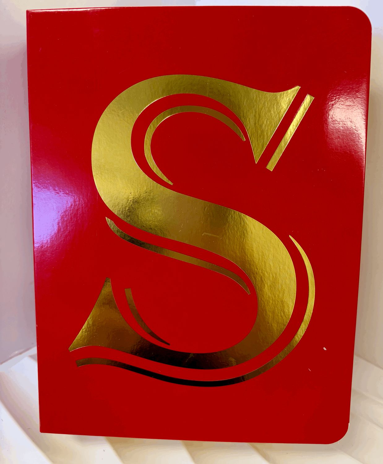Book met chocoladeletter S