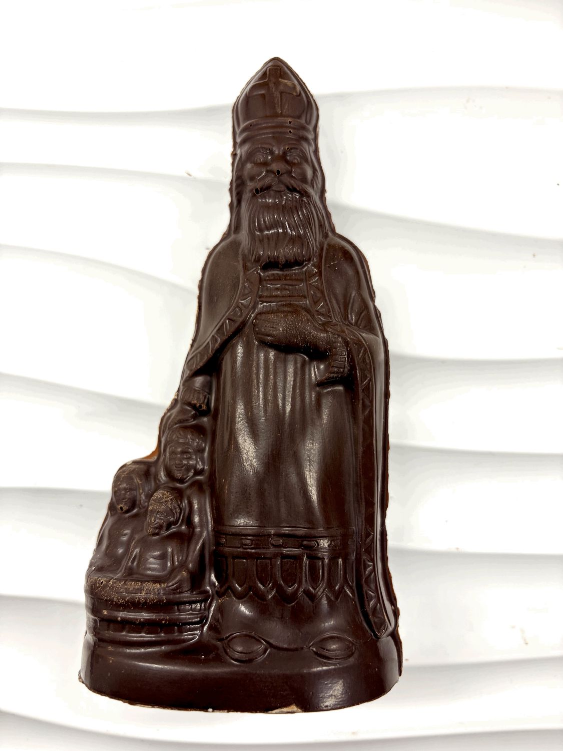 Sinterklaas met kinderen 15 cm