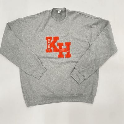 Adult Crewneck Sweatshirt Grey