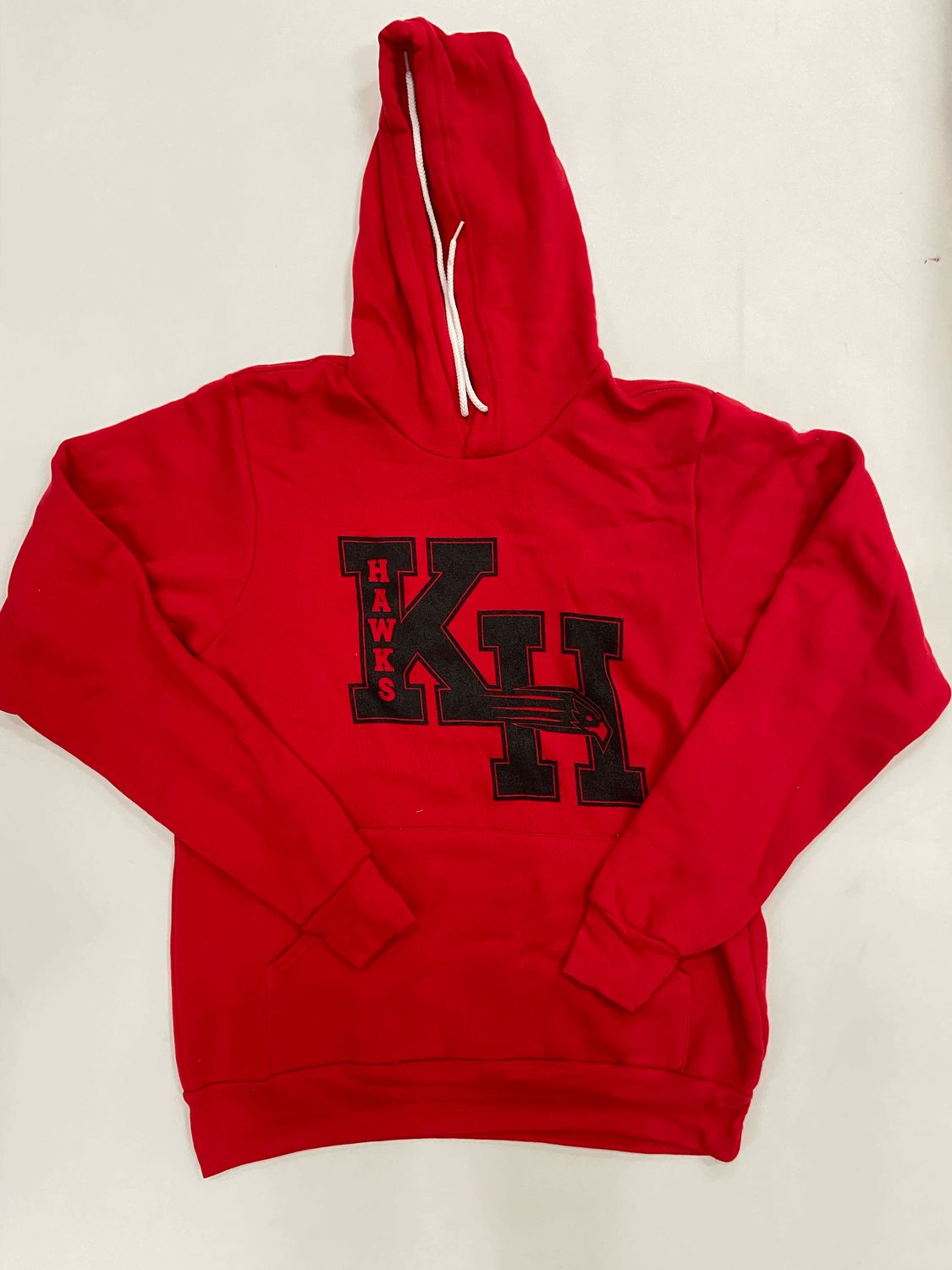 Adult Pullover Hoodie Red