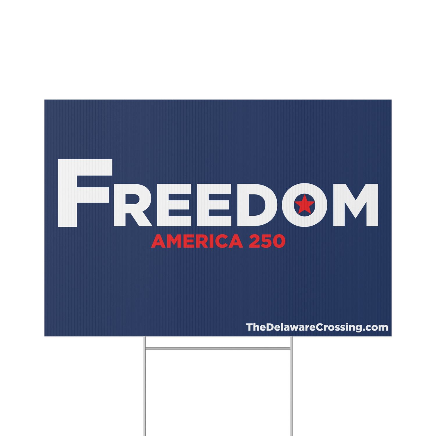 Blue Freedom Yard Sign