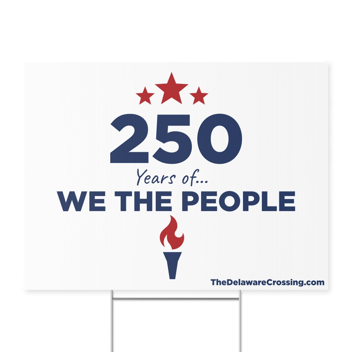 We The People Yard Sign