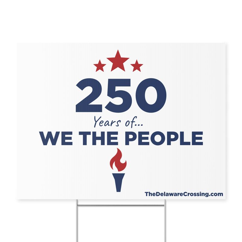 We The People Yard Sign