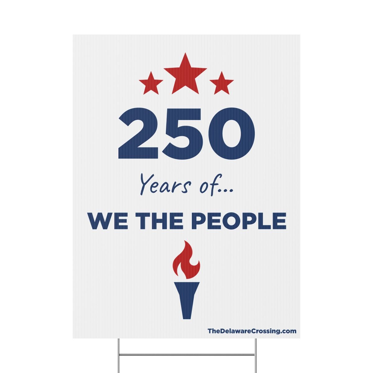 We The People Yard Sign