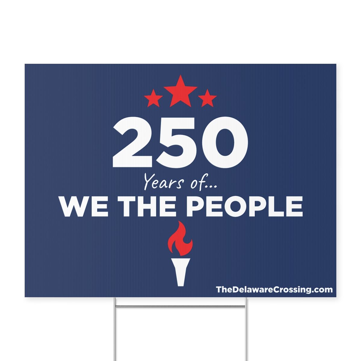 We The People Yard Sign