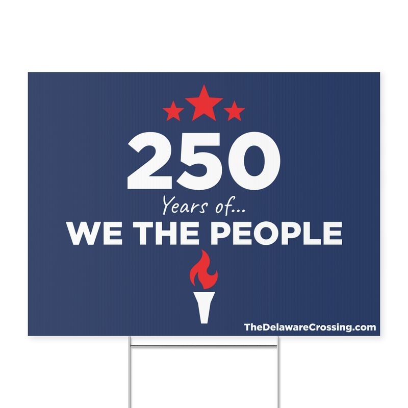 We The People Yard Sign