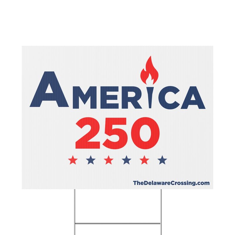 America 250 Yard Sign