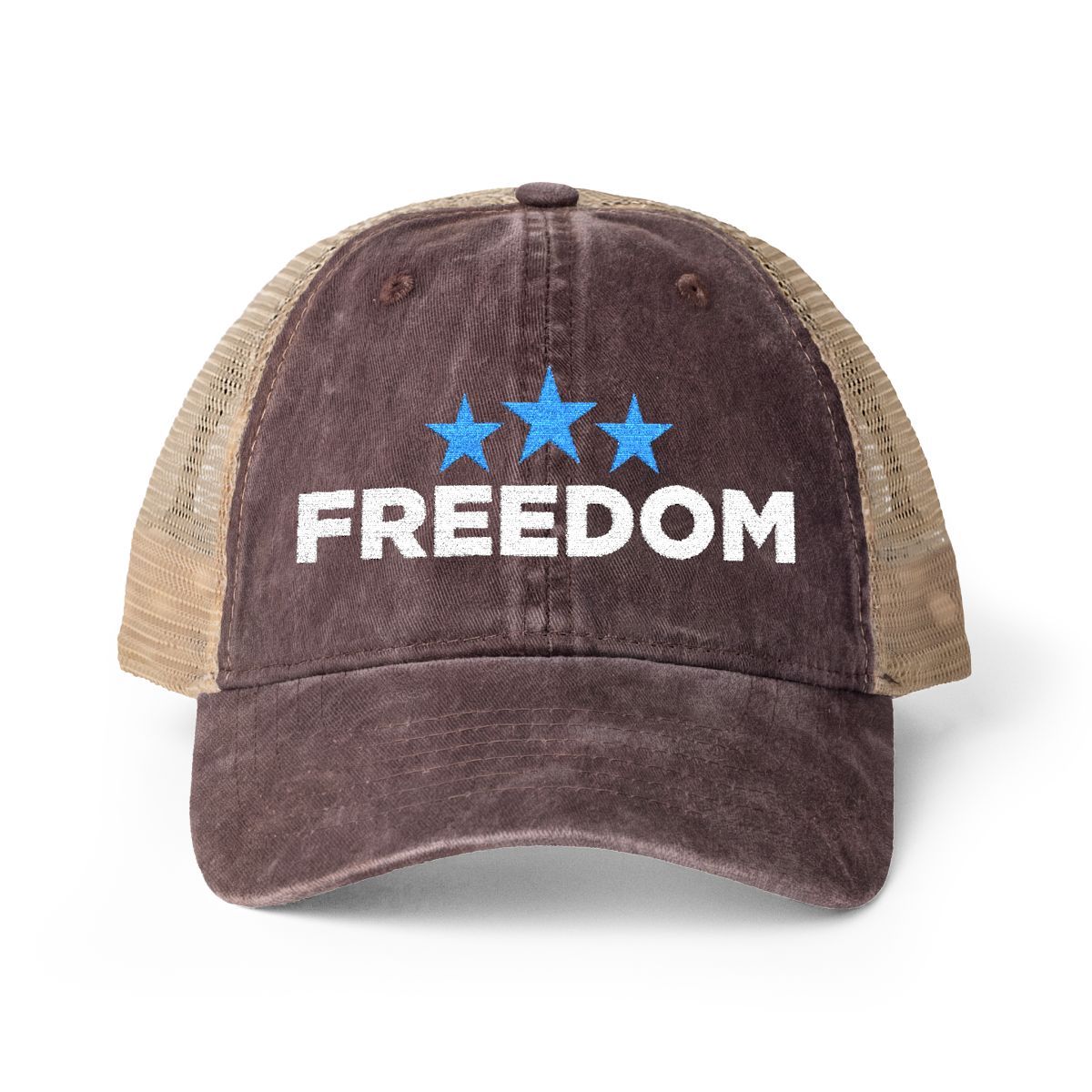 FREEDOM Women's Pony-Tail Mesh-Back Cap, Sizes: One size, Colors: Chocolate / Fawn / Khaki