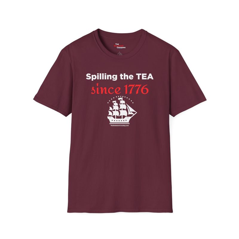 Ameria 250 "Spilling the TEA" Commemorative Tee - Gildan Softstyle®