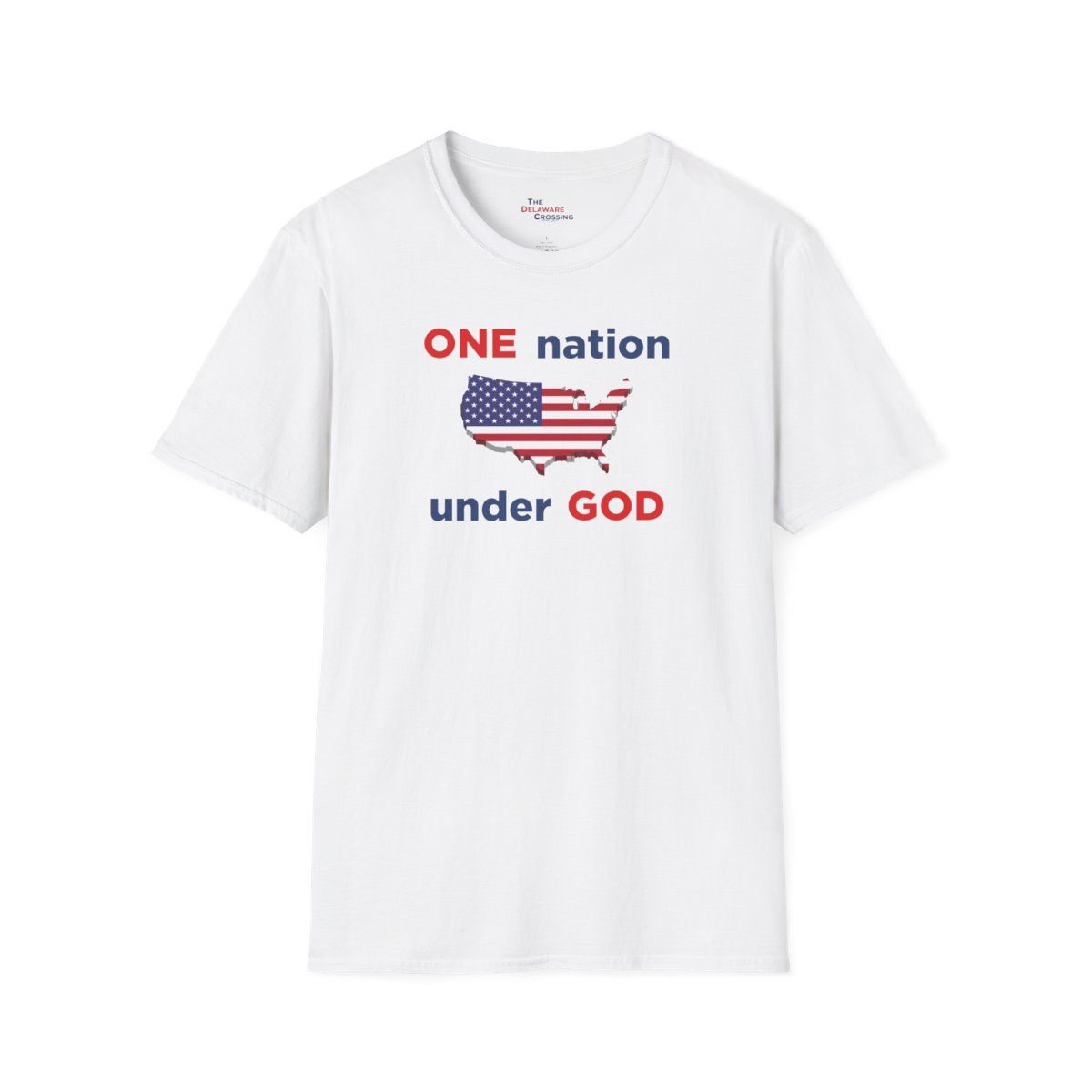 ONE nation under God — America 250 Commemorative Tee, Sizes: XS, Colors: White