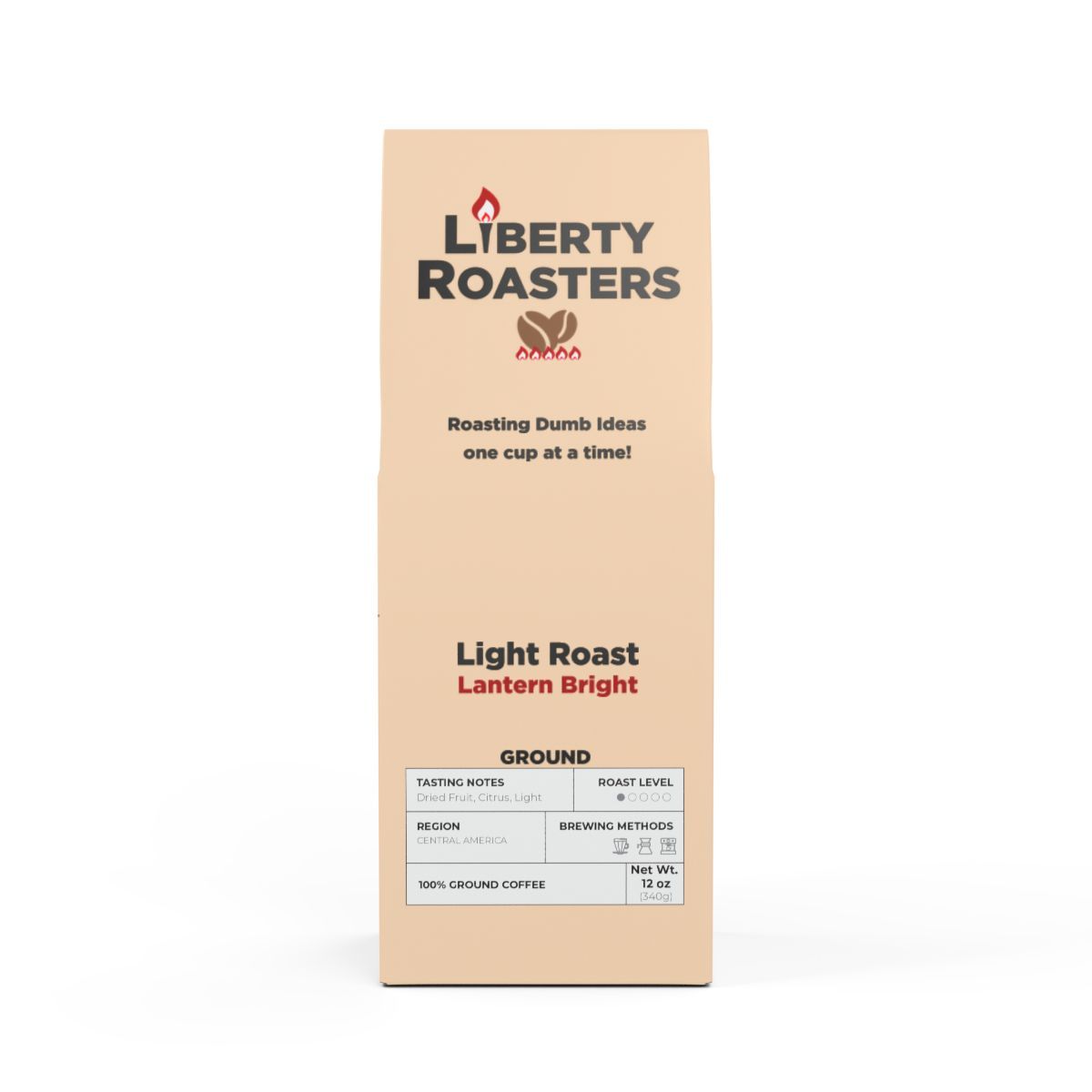 Liberty Roasters "Lantern Light" - Light Roast, Coffee Grind: Ground, Size: 12oz