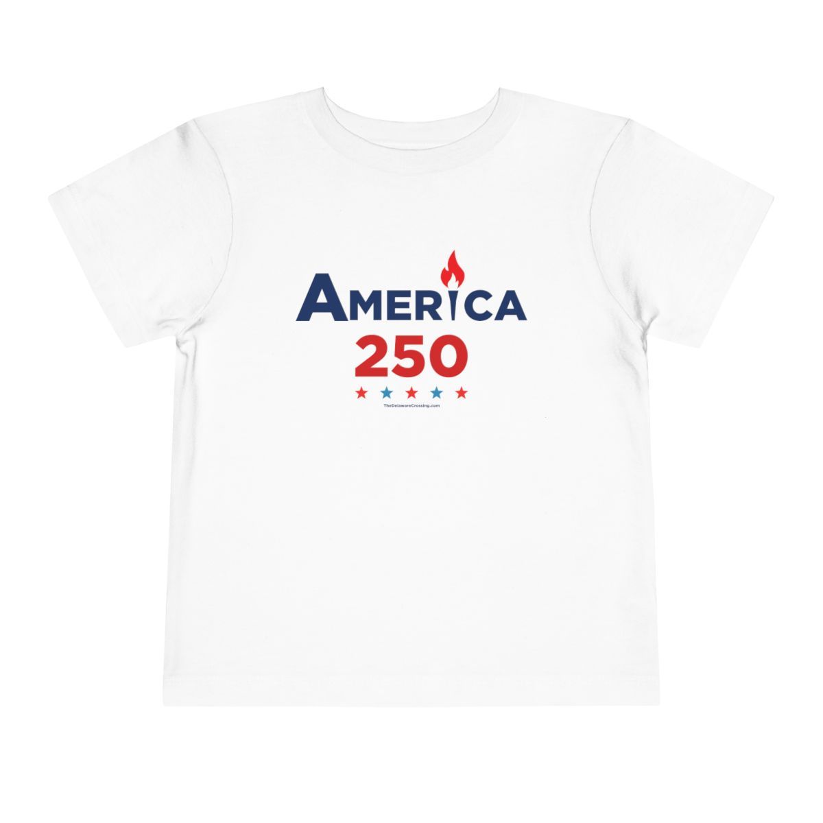 America 250 Toddler Tee - Little Patriot Edition, Sizes: 2T, Colors: White