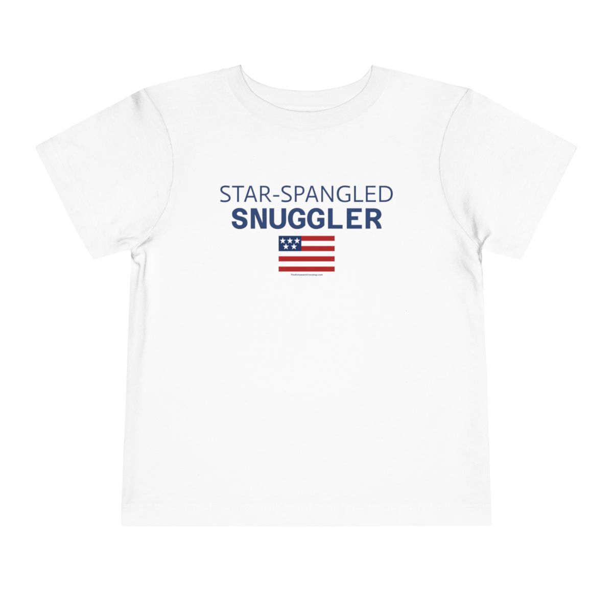 Star‑Spangled Snuggler™ Toddler T‑Shirt - Little Patriot Edition, Sizes: 2T, Colors: White