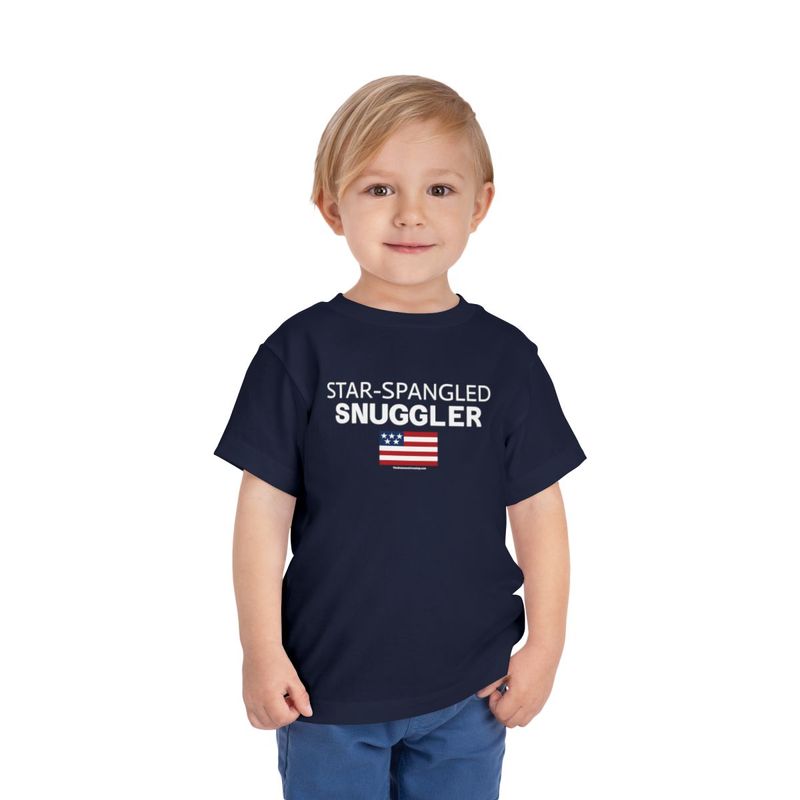 Star‑Spangled Snuggler™ Toddler T‑Shirt - Little Patriot Edition