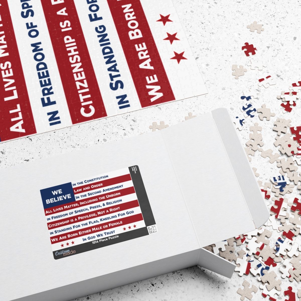 WE BELIEVE 1014-Piece Puzzle, Sizes: 1014 pcs (Horizontal)