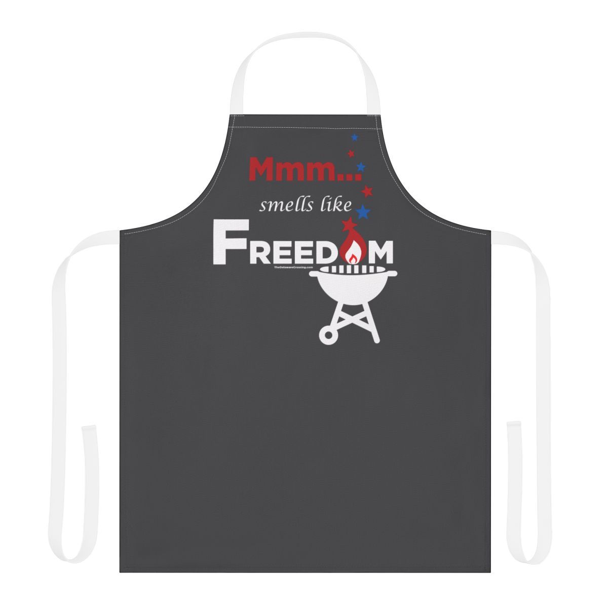 “Mmm…smells like Freedom” Cooking Apron, Size: One size, Strap colors: White