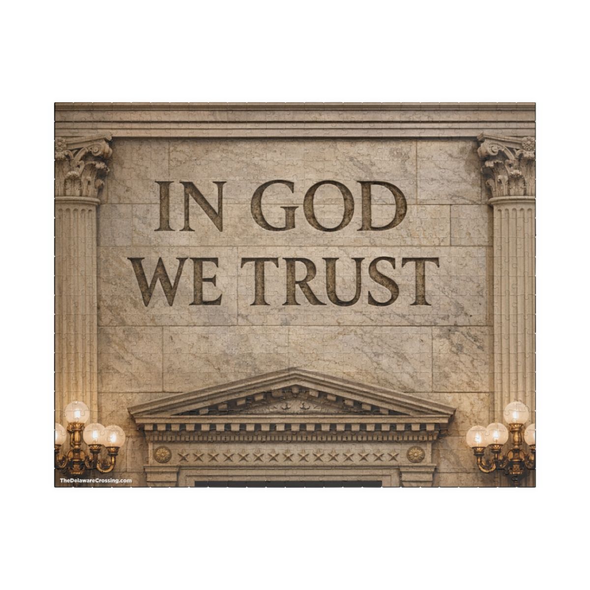 In God We Trust Puzzle (520, 1014-piece), Sizes: 520 pcs (Horizontal)