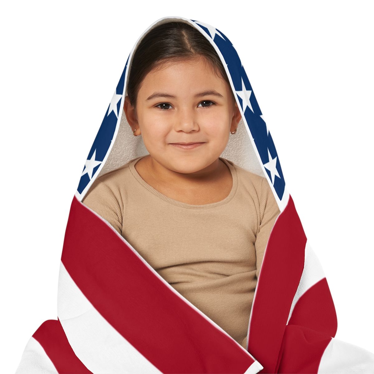 Patriotic Youth Hooded Towel
