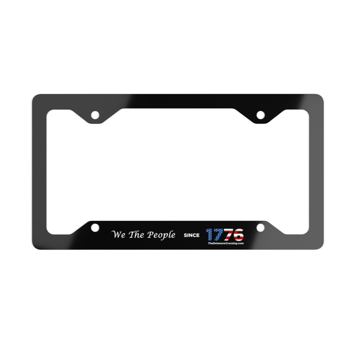 "We The People" Metal License Plate Frame