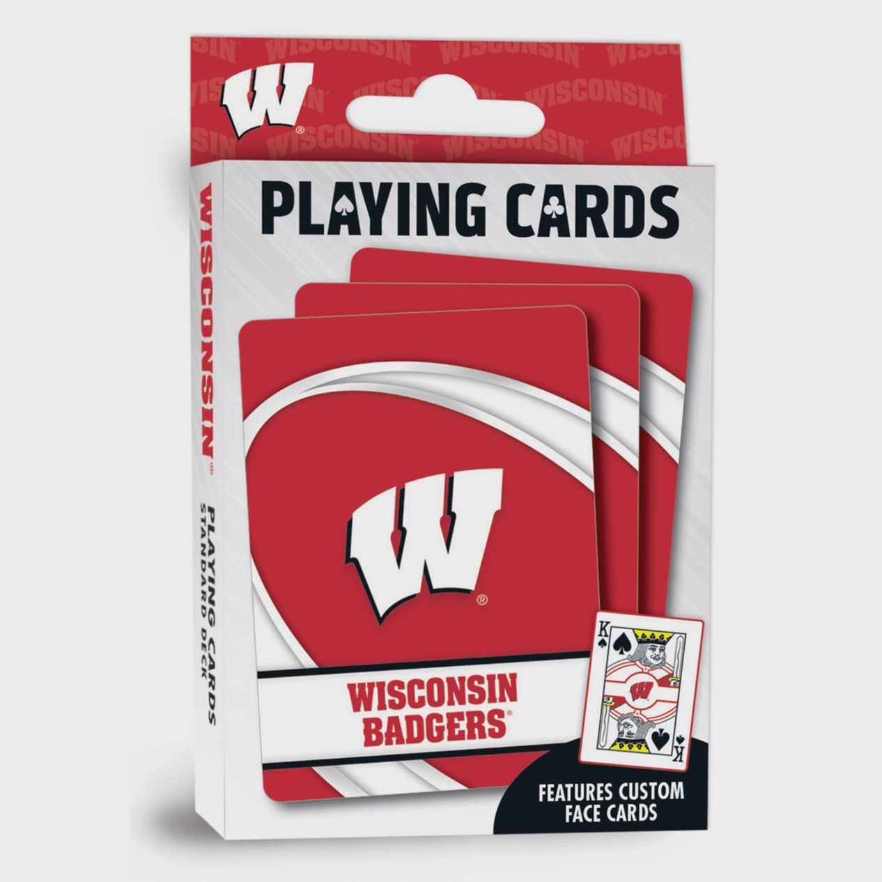 MasterPieces Family Games - NCAA Wisconsin Badgers Playing Cards