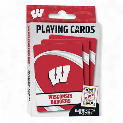 MasterPieces Family Games - NCAA Wisconsin Badgers Playing Cards