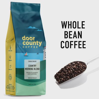 Country Morning Blend Coffee Medium Roast WHOLE BEAN