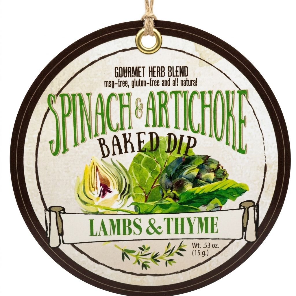 Spinach &amp; Artichoke Baked Dip Mix