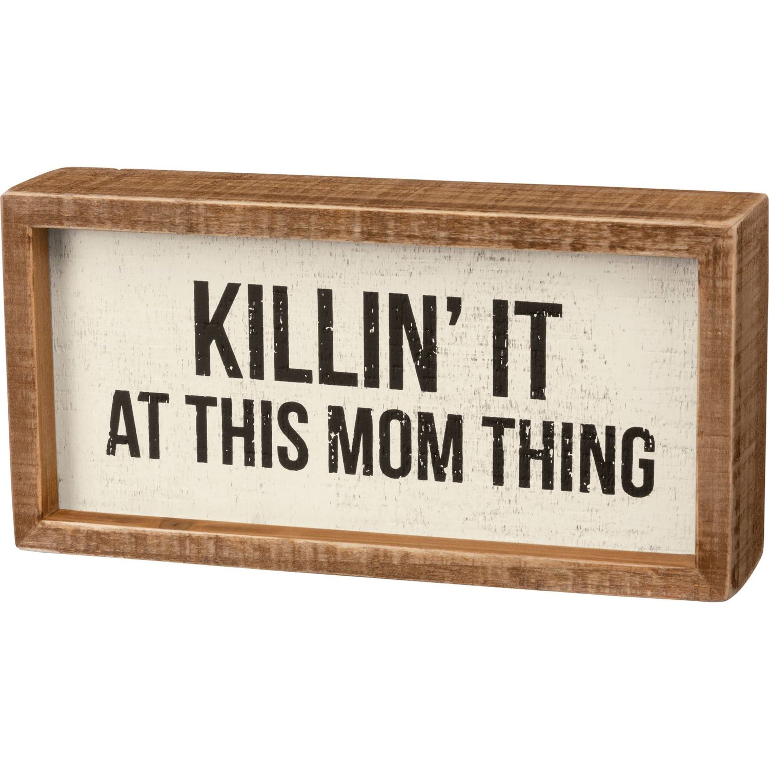 Inset Box Sign - Mom Thing