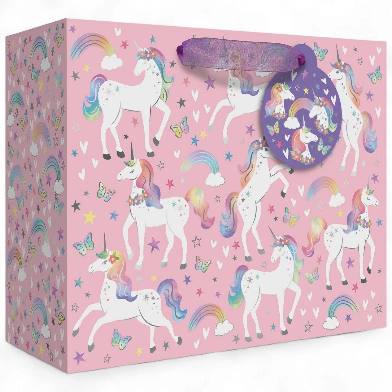 Gift Bags - Large - Rainbow Unicorn