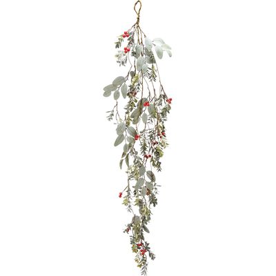 Eucalyptus &amp; Berries Garland, 47" Long