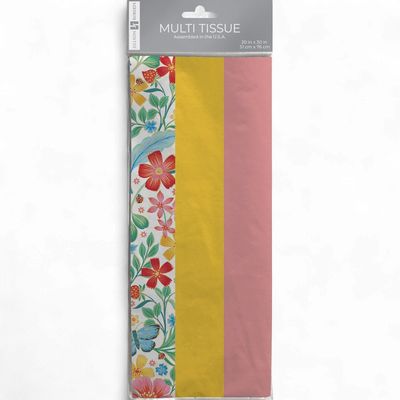 Tissue - Multi - Happy Wildflowers