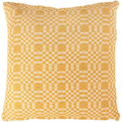 Pillow - Checkered Gold
